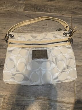 Vintage Coach Poppy Signature Sateen Groovy Bag